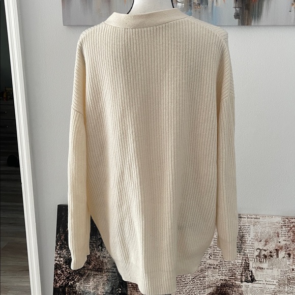 Jenni kayne cashmere cocoon sweater cardigan size small - Picture 3 of 13